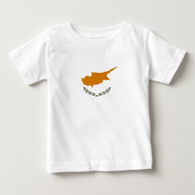 Cyperns flagga t shirt (Framsida)