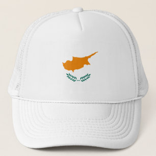 Cyperns Flagga Truckerkeps