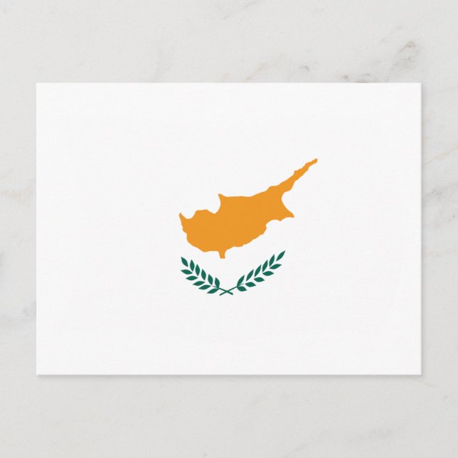 Cyperns flagga vykort (Framsida)