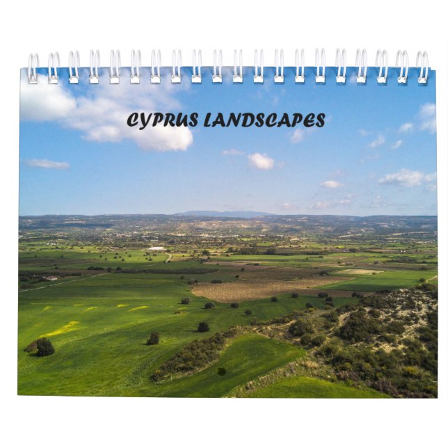 Cyperns landskapskalender kalender (Baksida)