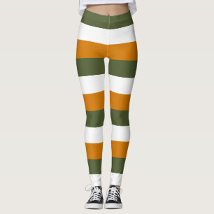 Cyperns nationella Flagga-Vågrät strimlat Leggings
