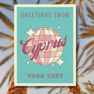 Cyperns postkort för Zypern Retro Vintage Vykort