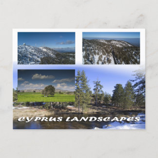 Cyperns vykort för landskap
