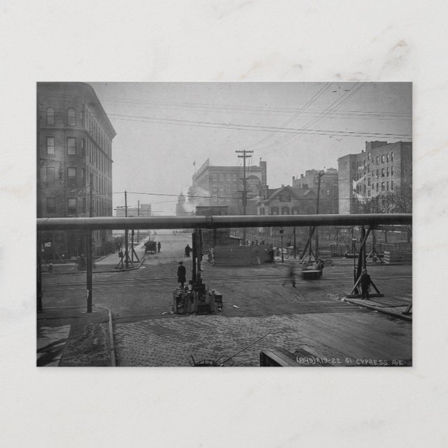 Cypress Avenue och 138th Street New York City Vykort (Framsida)