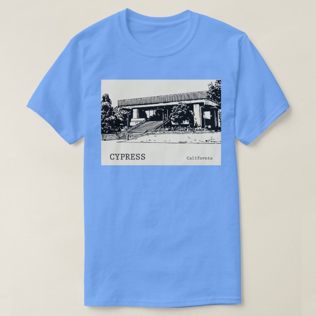 Cypress California TShirt 1 T Shirt (Design framsida)