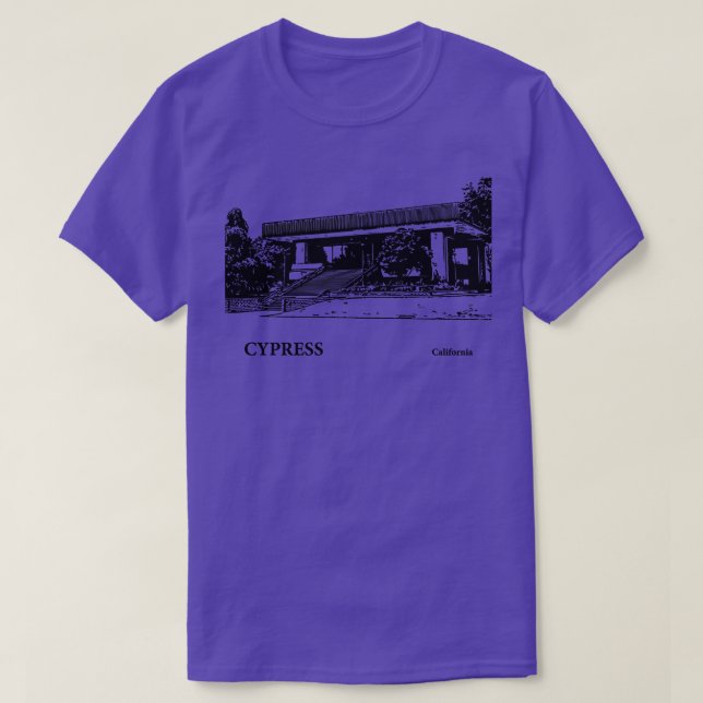 Cypress California TShirt 3 T Shirt (Design framsida)