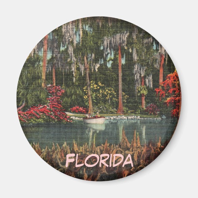 Cypress Gardens Florida Magnet (Framsidan)