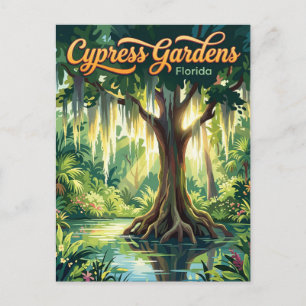 Cypress Gardens Florida Vykort
