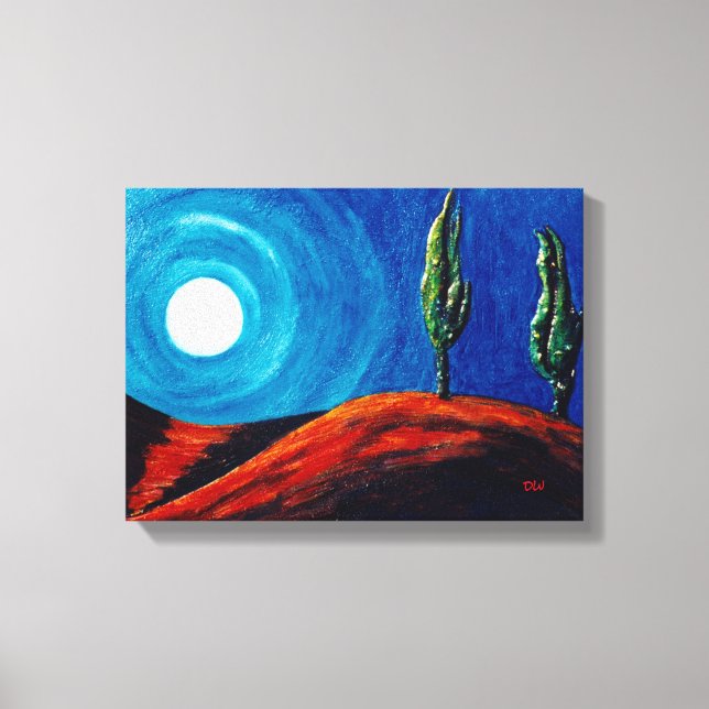 Cypress Moon Canvastryck (Framsida)