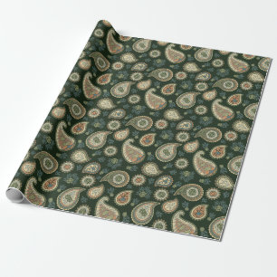 Cypress Paisley Mönster Presentpapper