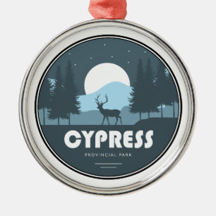 Cypress Provincial Park Hjort Julgransprydnad Metall