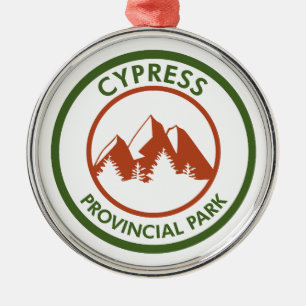 Cypress Provincial Park Julgransprydnad Metall