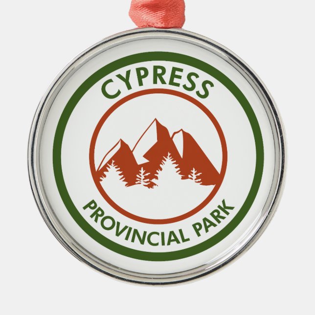 Cypress Provincial Park Julgransprydnad Metall (Framsidan)