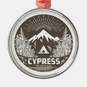 Cypress Provincial Park Julgransprydnad Metall