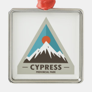Cypress Provincial Park Julgransprydnad Metall