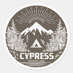 Cypress Provincial Park Runt Klistermärke