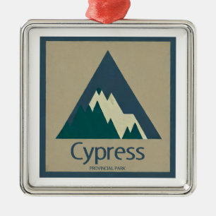 Cypress Provincial Park Rustic Julgransprydnad Metall