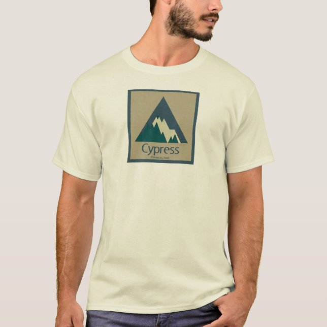 Cypress Provincial Park Rustic T Shirt (Framsida)