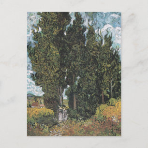 Cypress Träd av Van Gogh Helg Vykort