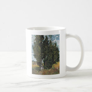 Cypress Träd av Van Gogh Kaffemugg