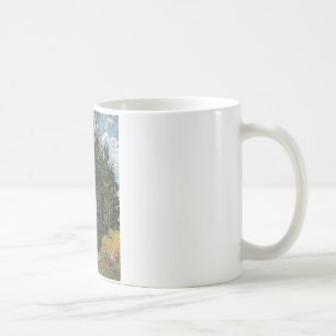 Cypress Träd av Van Gogh Kaffemugg