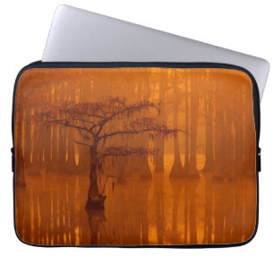 Cypress-träd George Smith State Park Laptop Fodral