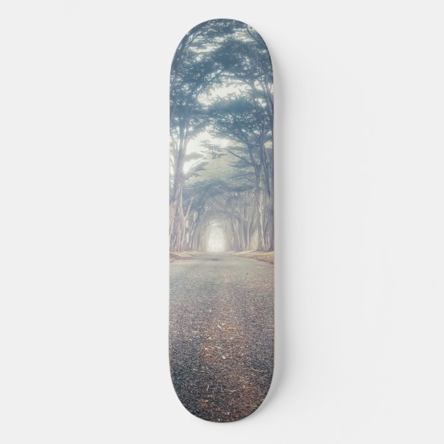 Cypress Tunnel Landskap Mini Skateboard Bräda 18,5 Cm (Framsida)