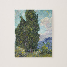 Cypresse av Van Gogh Pussel