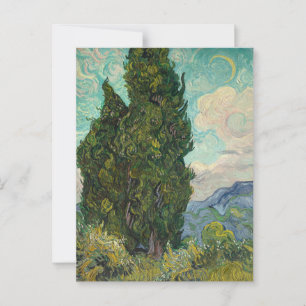 Cypresser från van Gogh: Vykort