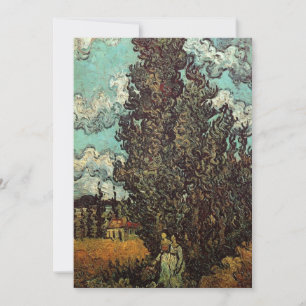 Cypresser och två kvinnor av Vincent van Gogh