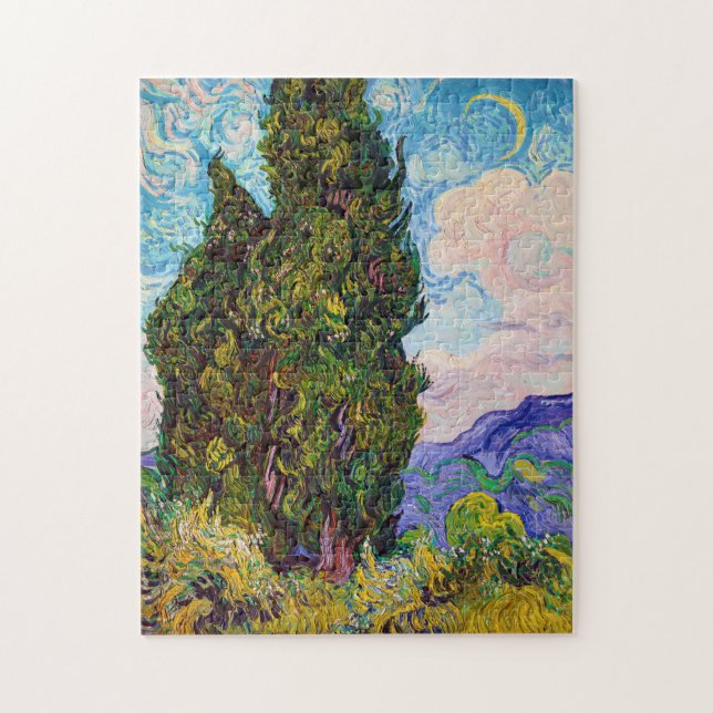 Cypresses, Van Gogh Pussel (Vertikal)