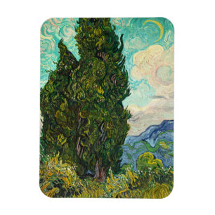 Cypresses, Vincent van Gogh Magnet