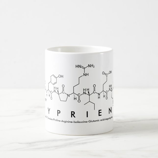 Cyprien peptide namn mugg (Center)