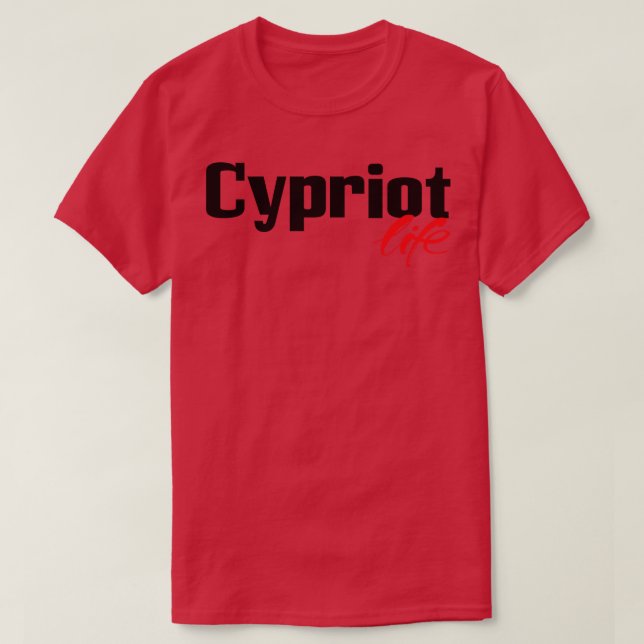 Cypriot Life T Shirt (Design framsida)