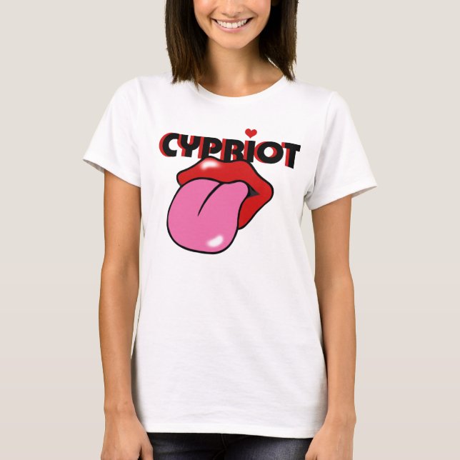 Cypriotisk T-tröja Tee Shirt (Framsida)