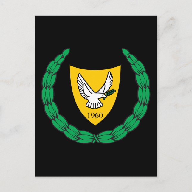 cyprus emblem vykort (Framsida)