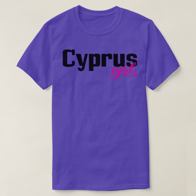 Cyprus Girl T Shirt (Design framsida)