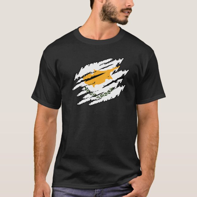 Cyprus Retro T Shirt (Framsida)