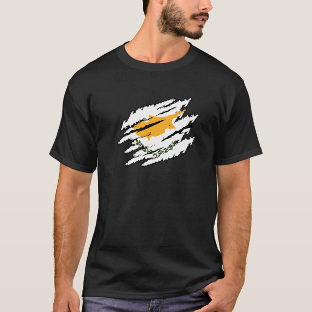 Cyprus Retro T Shirt (Framsida)