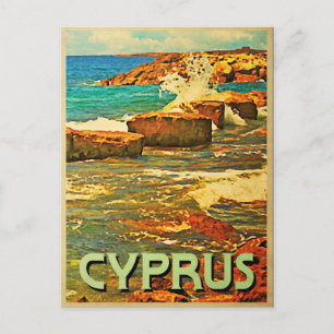 Cyprus Rocky Shore Vykort