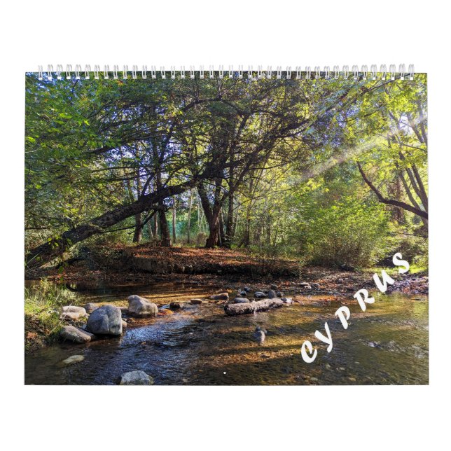 Cyprus Two Page LargeCalendar, vit Kalender (Omslag)