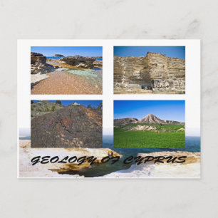 cyprus-vykortets geologi vykort