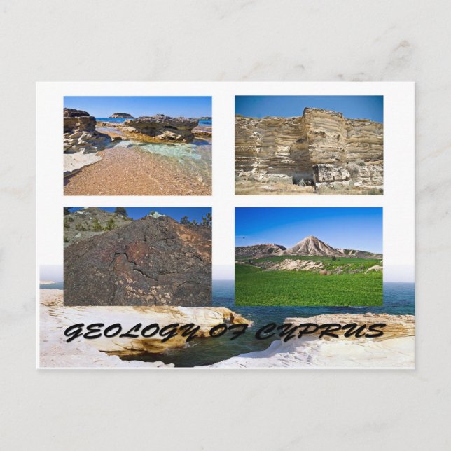 cyprus-vykortets geologi vykort (Framsida)