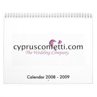 CyprusConfetti bröllopkalender Kalender
