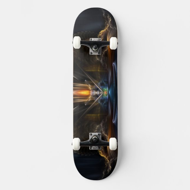 Cyritous, Karinos Orbens tempel Skateboard Bräda 19,5 Cm (Framsida)