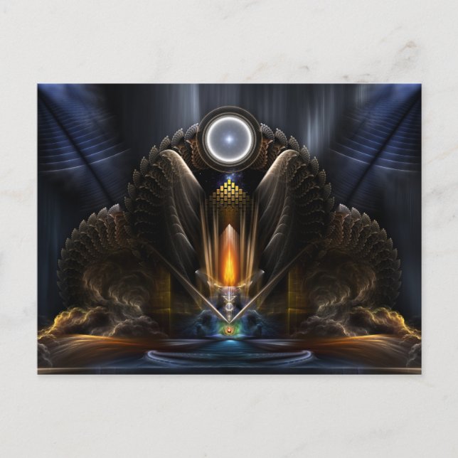 Cyritous, Karinos Orbens tempel Vykort (Framsida)