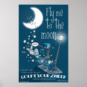 CYS-Fly Me till Måne Poster