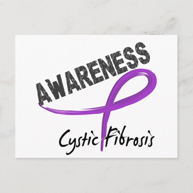 Cystic fibrosis Awareness 3 Vykort (Framsida)