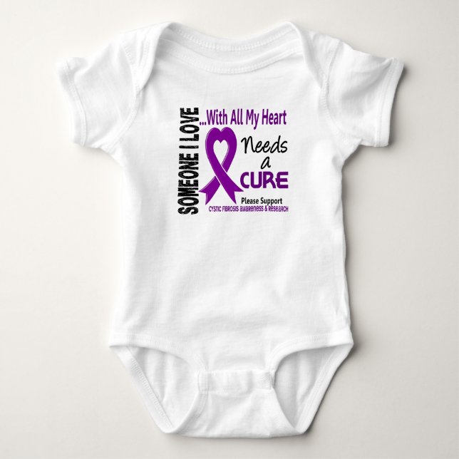 Cystic Fibrosis behöver en bot 3 Tee Shirt (Framsida)