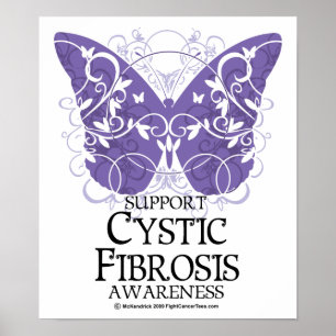 Cystic Fibrosis Butterfly Poster